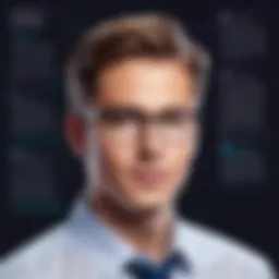Visual representation of Clearbit's data enrichment capabilities
