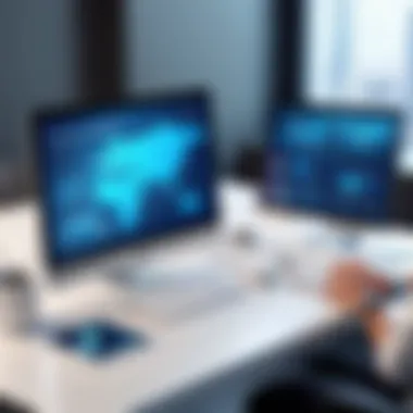 The Role of Technology in Claims Management Infographic showcasing technology's impact on claims