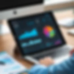 Dashboard overview of Xero software showcasing key financial metrics