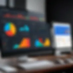 Visual representation of Zoho Advertising dashboard showcasing analytics